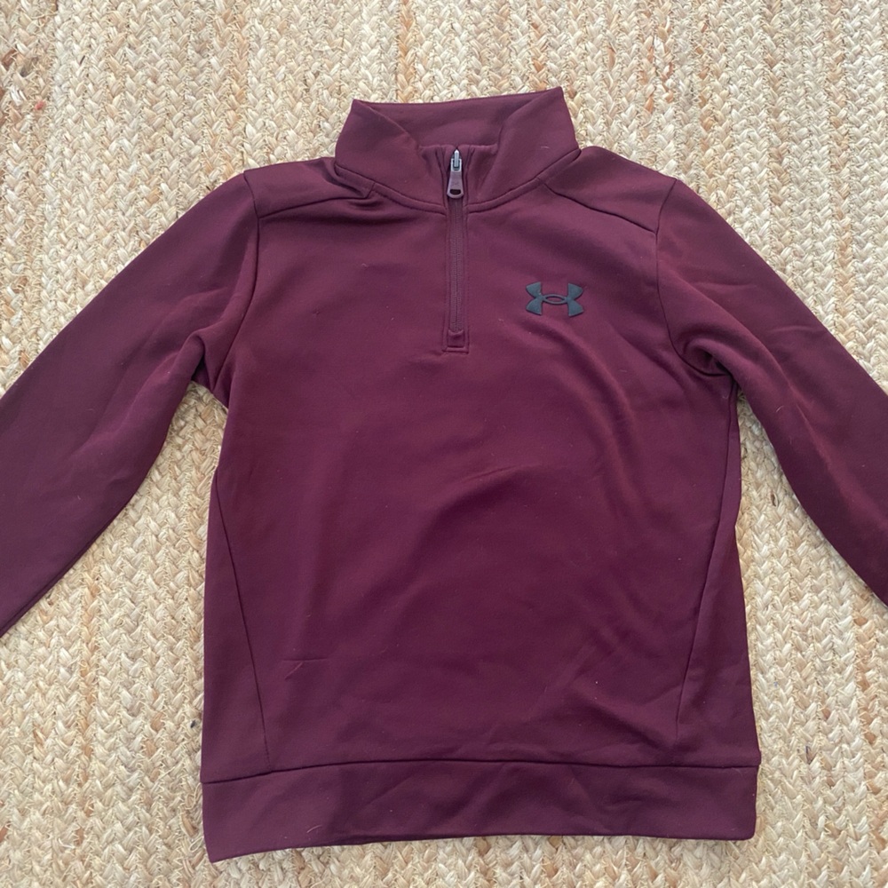 Under Armour Burgundy Half-Zip Jacket